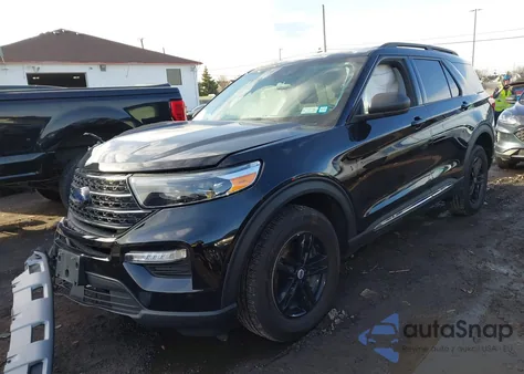 2021 Ford Explorer Xlt z USA, uszkodzony, nr VIN 1FMSK8DH1MGC36120